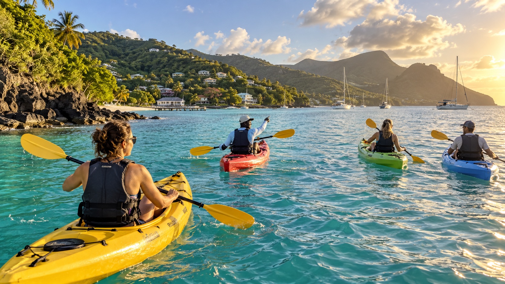 Bequia Sunset Kayaking